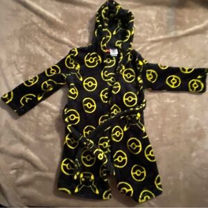 Kids Pokemon Flame Resistant Pikachu Pokeball Robe Soft XS (4)
